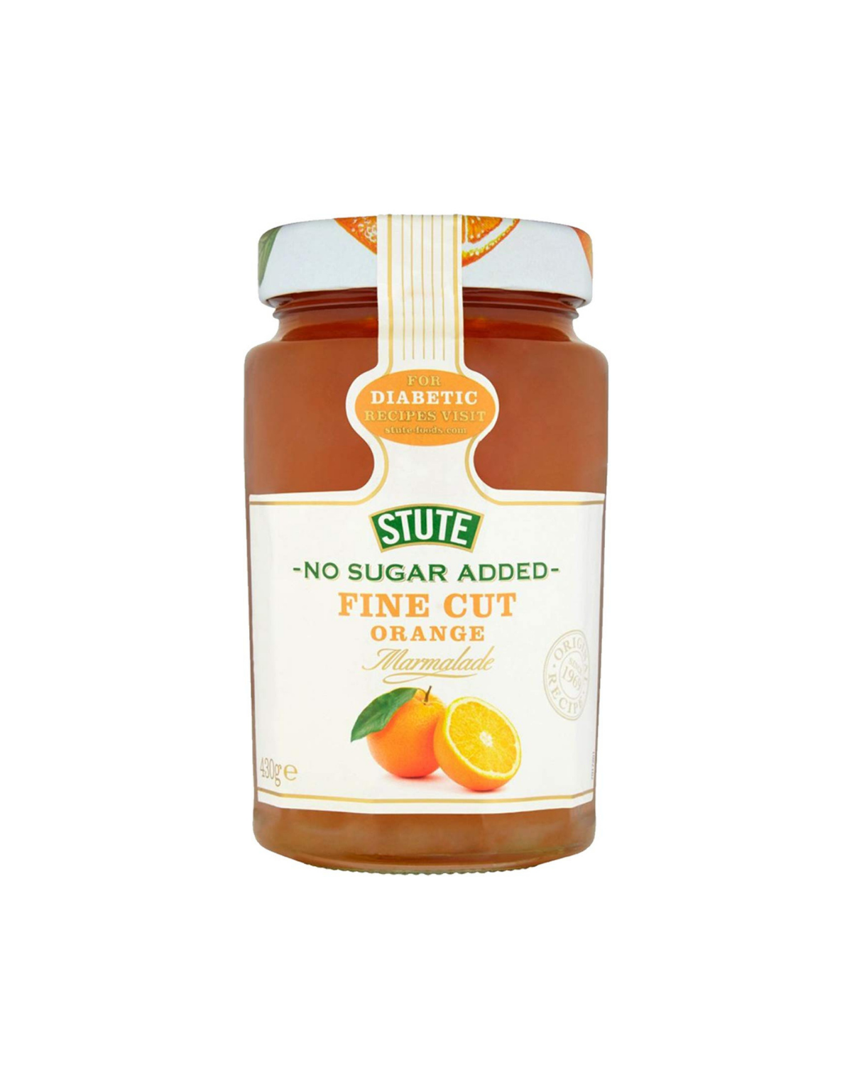 Stute Diabetic Jam fine Cut Orange