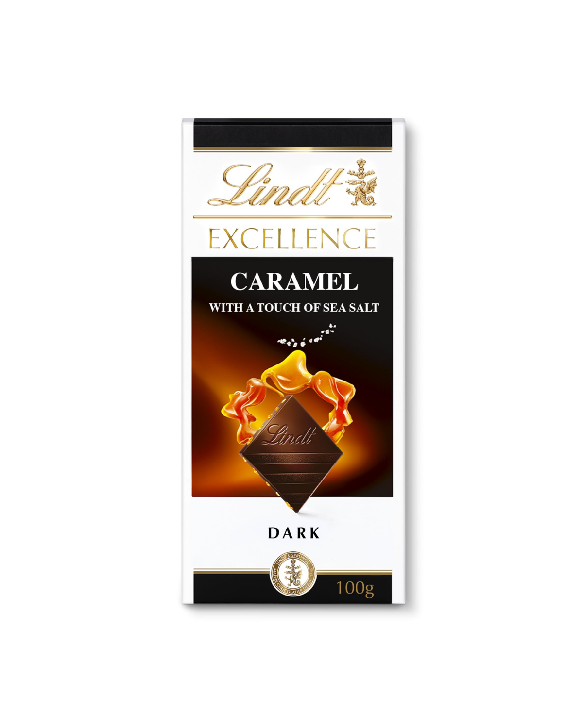 Lindt Excellence Caramel Sea Salt Dark Chocolate