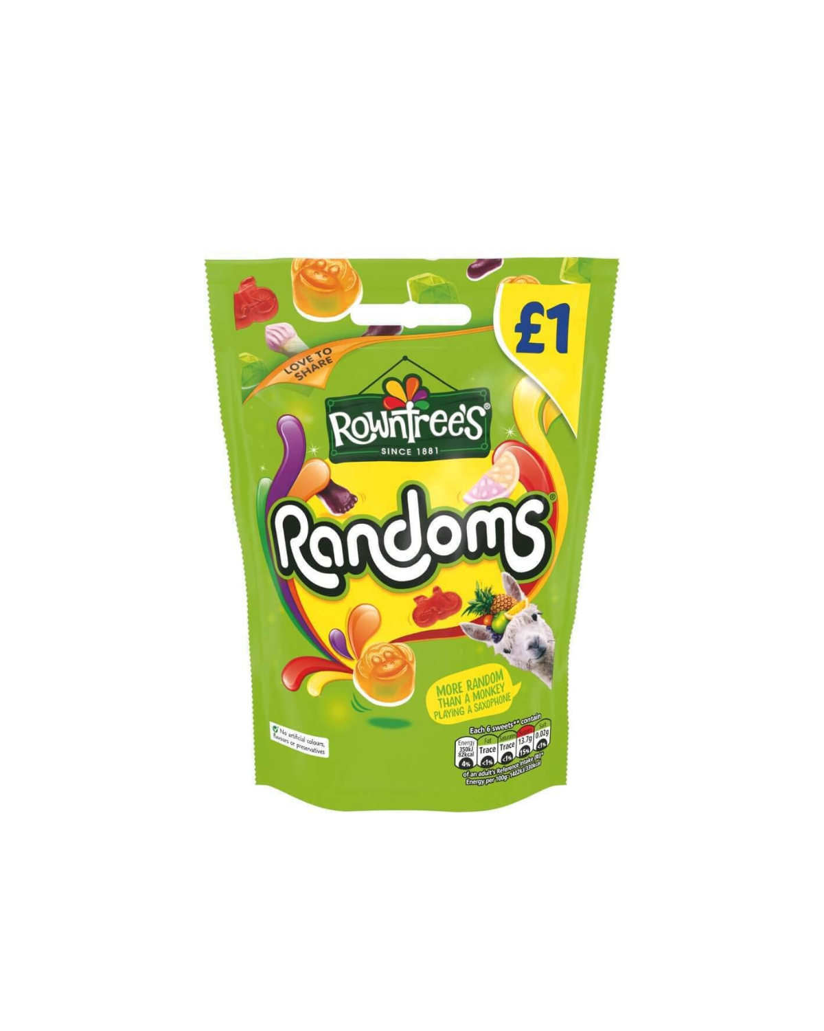 Rowntree's Randoms Sweets Sharing Bag