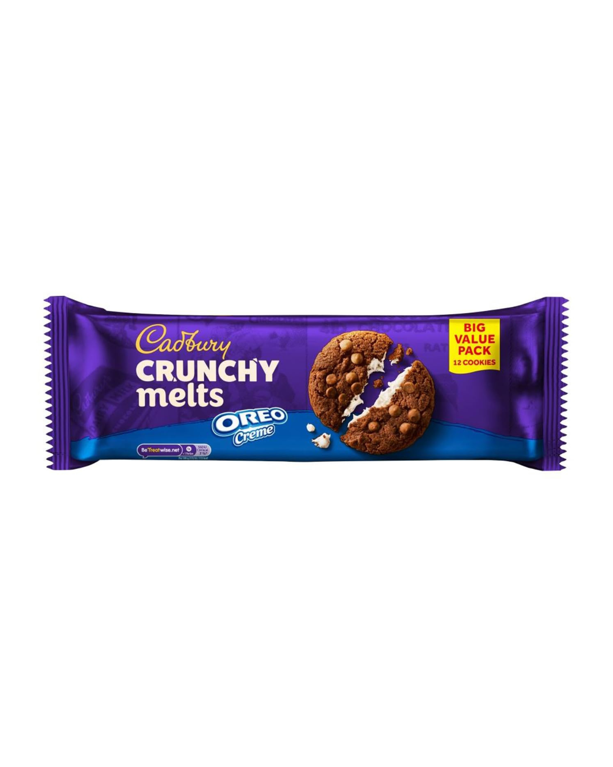 Cadbury Crunchy Melts Oreo Creme Chocolate Cookies