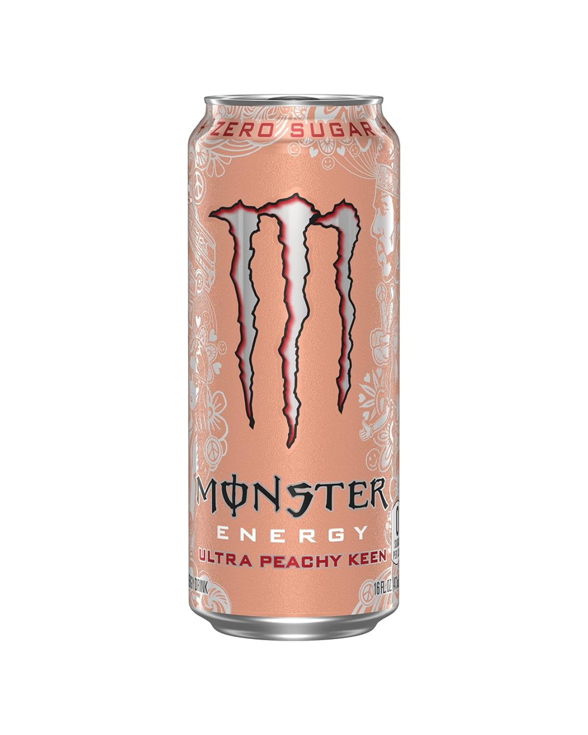 Monster Energy Ultra Peachy Keen, Sugar Free Energy Drink