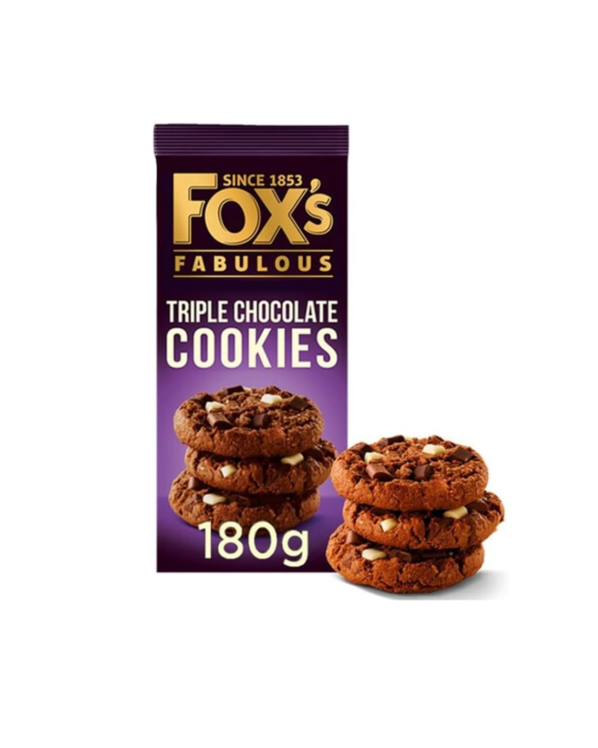 Fox's Biscuit Chunkie Cookies, Triple Chocolate