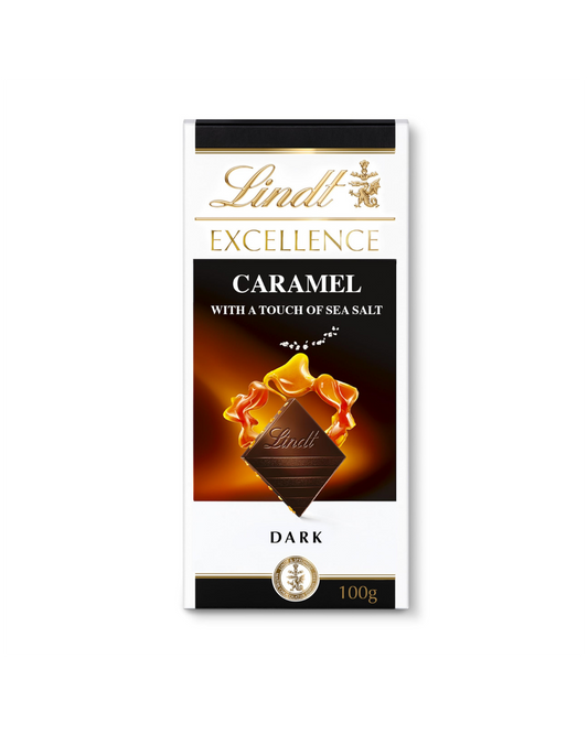 Lindt Excellence Caramel Sea Salt Dark Chocolate