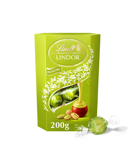 Lindt LINDOR Pistachio Milk Chocolate Truffles