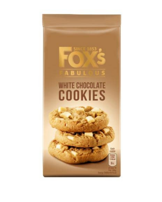 Fox's Fabulous White Chocolate Cookies